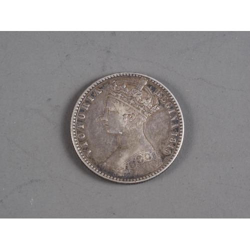 358 - A Queen Victoria silver 