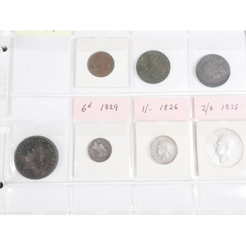 359 - Two albums of British silver and other coinage from King Charles II to the present day