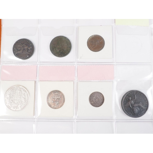 359 - Two albums of British silver and other coinage from King Charles II to the present day