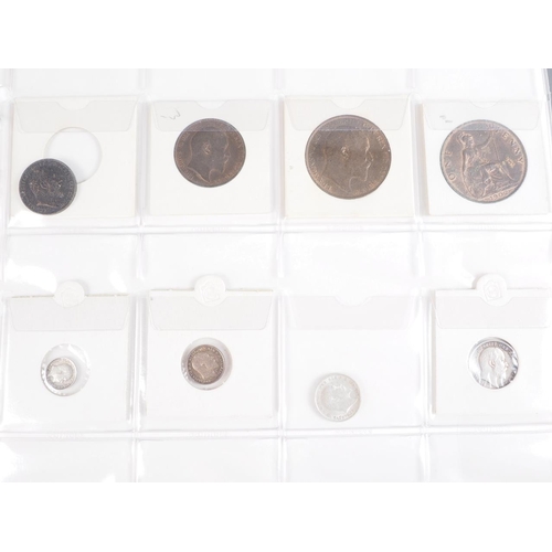 359 - Two albums of British silver and other coinage from King Charles II to the present day