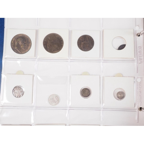 359 - Two albums of British silver and other coinage from King Charles II to the present day