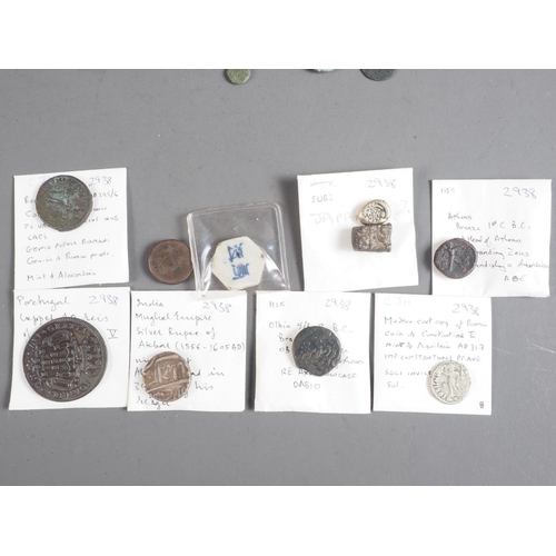 380 - A number of Roman and other antique coins, various