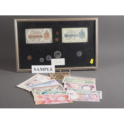 381 - A large selection of British and world banknotes