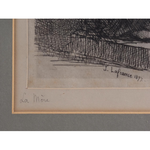 392 - Jules-Isidore Lafrance: an etching, 