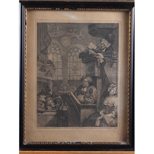 399 - William Hogarth: an 18th century engraving, 