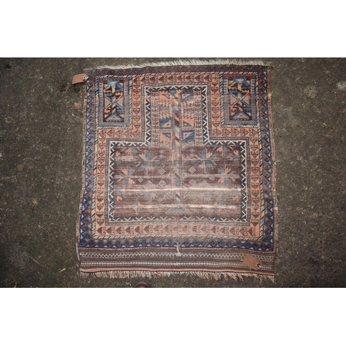 625 - A Bokhara rug with twelve guls, 42