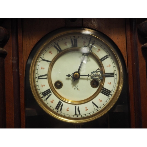 89 - A late 19th century walnut cased 