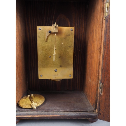 96 - A brass cased carriage clock, 4 1/2