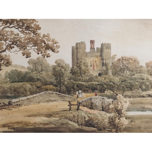 436 - C M P: two 19th century watercolours, 