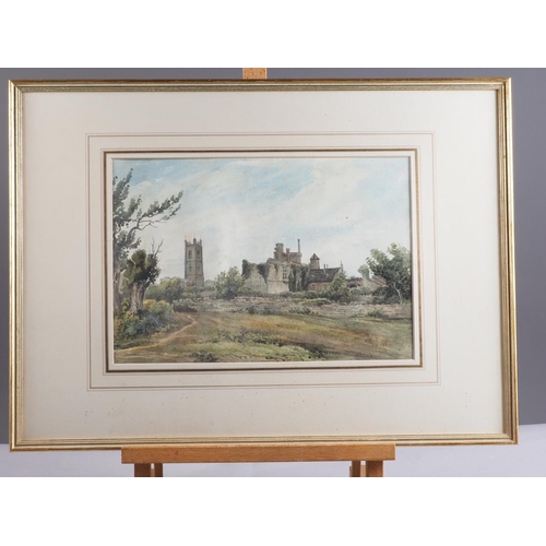 436 - C M P: two 19th century watercolours, 