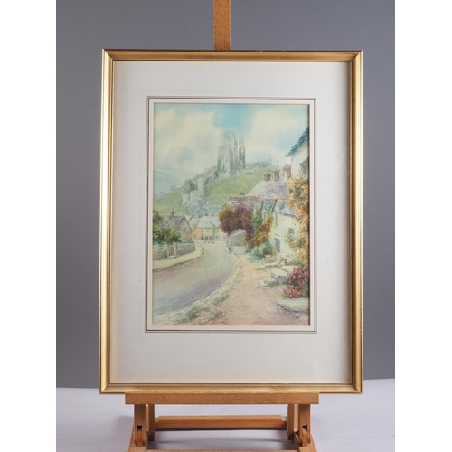 437 - F Parr: an early 20th century watercolour, 