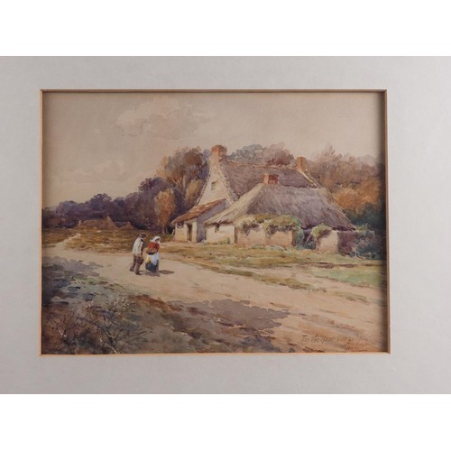 480 - R M Lloyd: a pair of watercolours, coastal scenes with sailing boats, 6