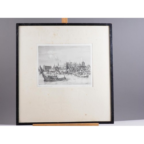 480 - R M Lloyd: a pair of watercolours, coastal scenes with sailing boats, 6