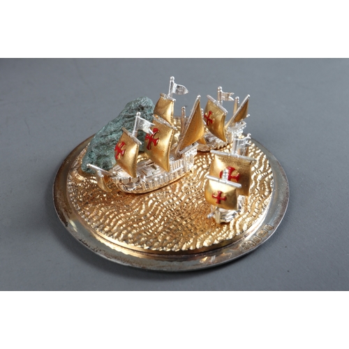 382 - Theo Faberge silver-gilt mounted cut crystal, 