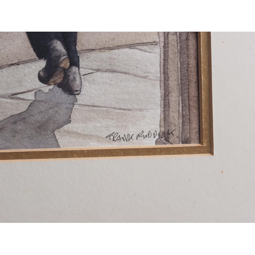 488 - Franck Ruddock: two watercolours, Edwardian childhood scenes, 10 1/2