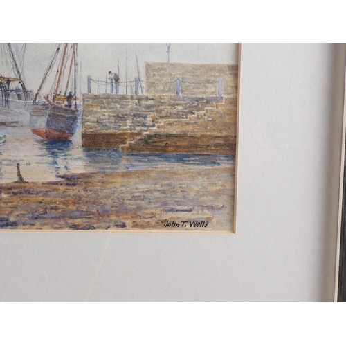 489 - John Wells: watercolours, 