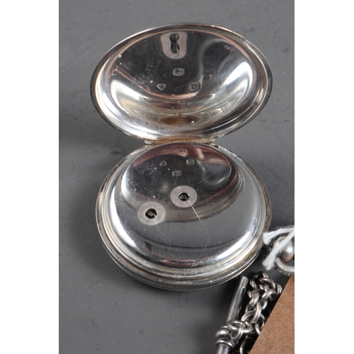 396 - A Charles Frodsham silver cased full hunter pocket watch with white enamelled dial, Roman numerals a... 