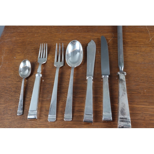 216 - A Mappin & Webb canteen of silver plated cutlery
