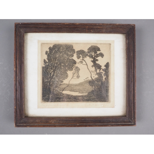 408 - An early 20th century etching, 