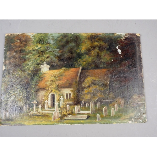 494 - EE: an oil on board, 