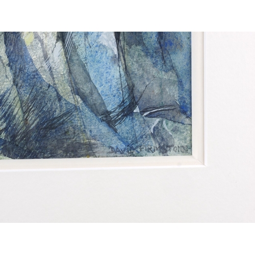 422 - David Firmstore: watercolours, Italian landscape, possibly Grotte di Castro? 10 1/2