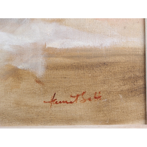 476 - Harriet Salt: oil on canvas, still life entitled 