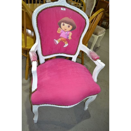 79 - Dora The Explorer Louis Chair