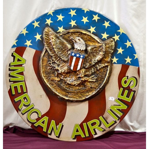 13 - American Airlines Eagle Circular Sign