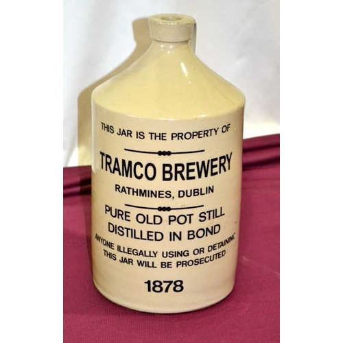 2 - Tramco Brewery Earthenware Flagon