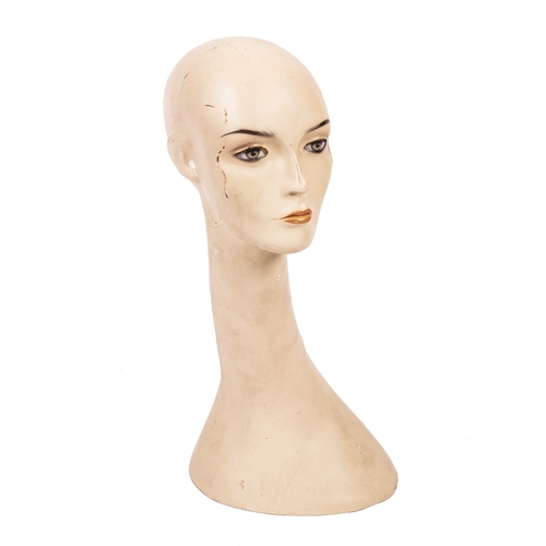 26 - Vintage Swan Neck Mannequin Head