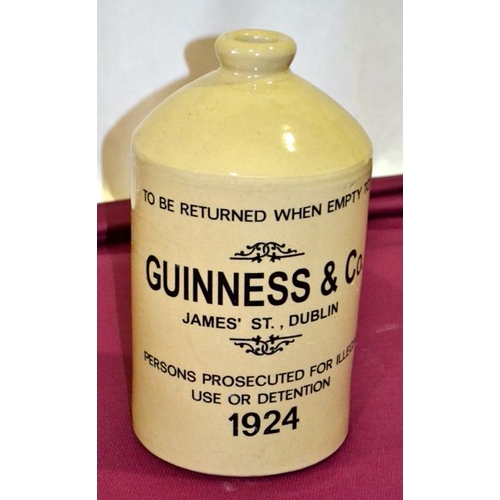 3 - Guinness & Co Earthenware Flagon