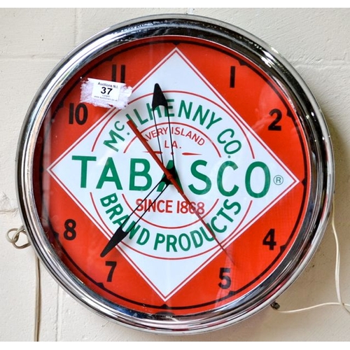 37 - Tabasco Clock