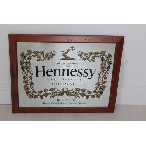 106 - Hennessy Framed Mirror