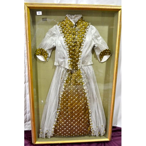 85 - Box Framed Antique Dress