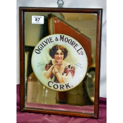 87 - Ogilvie & Moore Cork Vintage Mirror