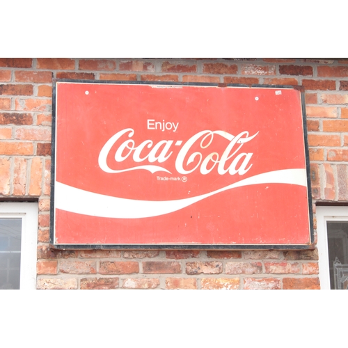 91 - Enjoy Coca Cola Vintage Sign