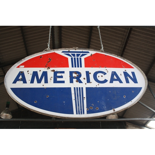 45 - Large Original American Metal Sign