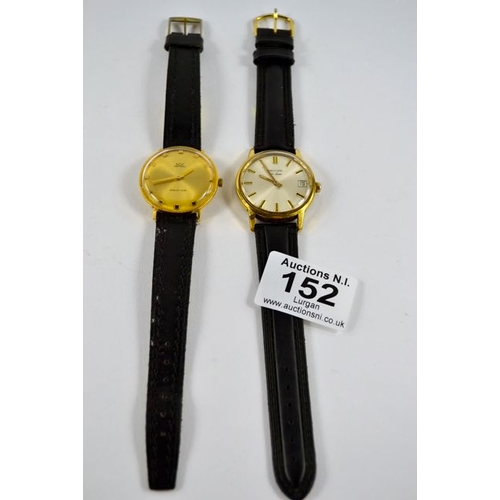 152 - Vintage Record de Luxe Watch with Provenance + Astral Wind Up Watch