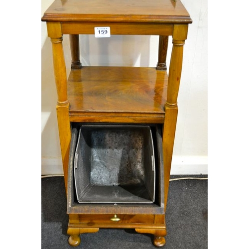 159 - Victorian Fall Front Coal Scuttle