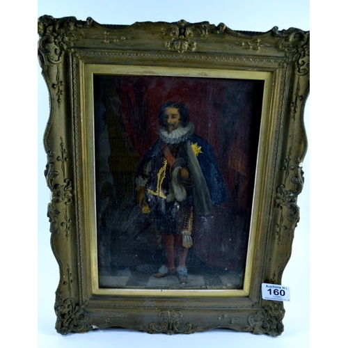 160 - Antique Gilt Framed Portrait