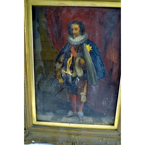 160 - Antique Gilt Framed Portrait