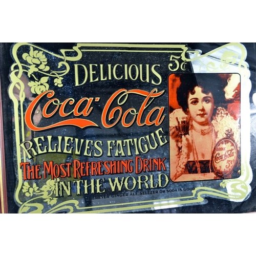 162 - Coca Cola Vintage Mirror