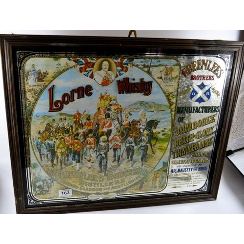 163 - Lorne Whiskey Vintage Mirror