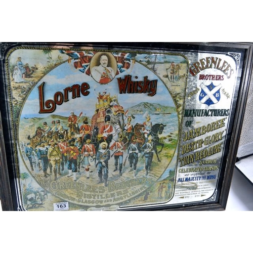 163 - Lorne Whiskey Vintage Mirror