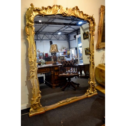 170 - Large Antique Gilt Framed Mirror