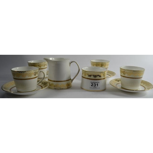 231 - Elizabethan Swiss Cottage Teaset