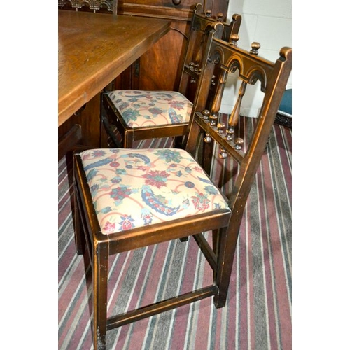 232 - Extendable Dining Table with 6 Ercol Dining Chairs