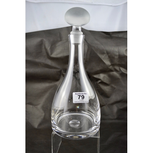 79 - Tyrone Crystal Decanter