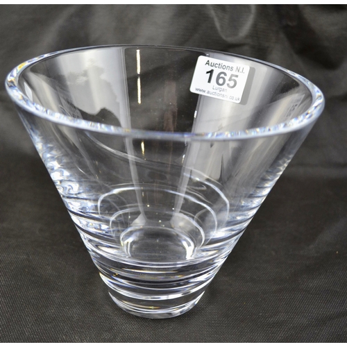 165 - Tyrone Crystal Vogue Suite Bowl