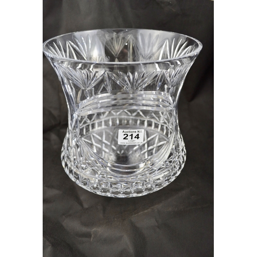 214 - Large Ornate Tyrone Crystal Bowl